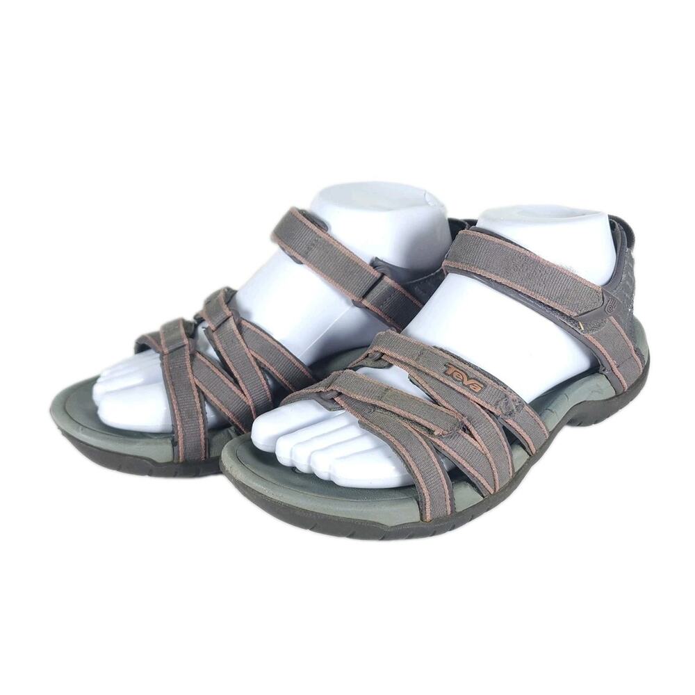 Teva Tirra Women's US7 Purple Gray Strappy Outdoor Sandals